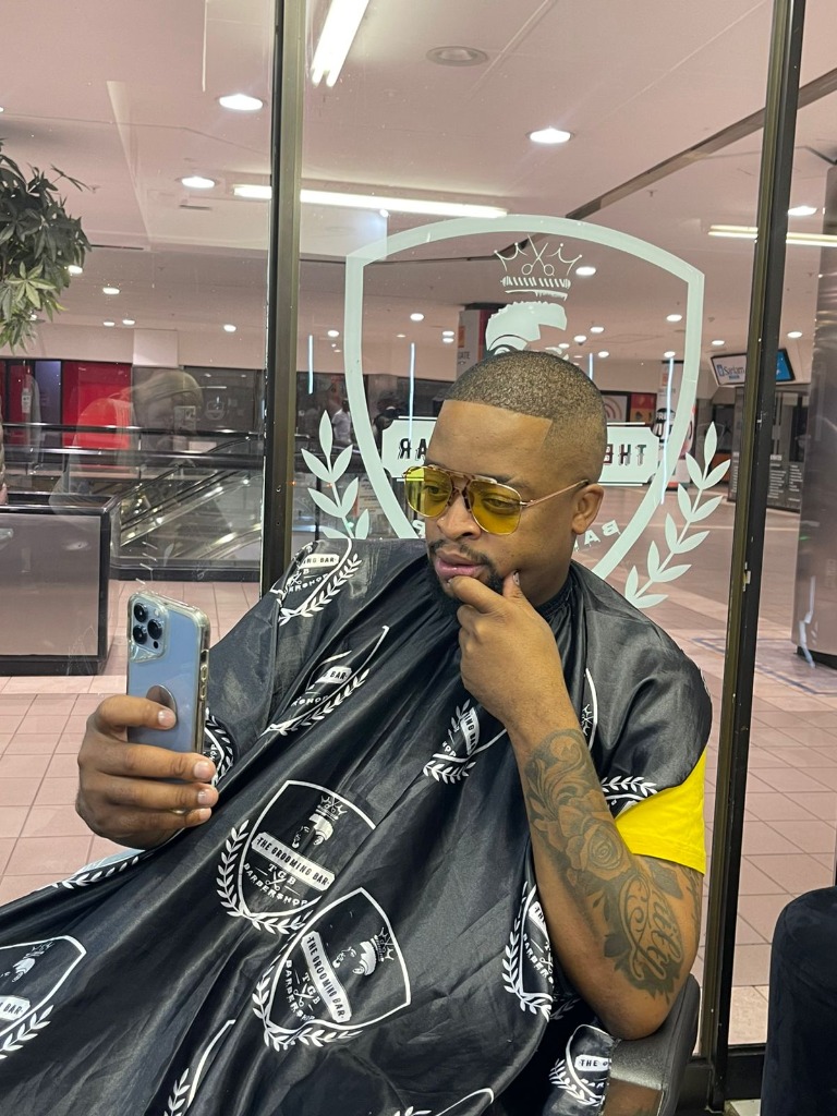 Client Selfie After Fade